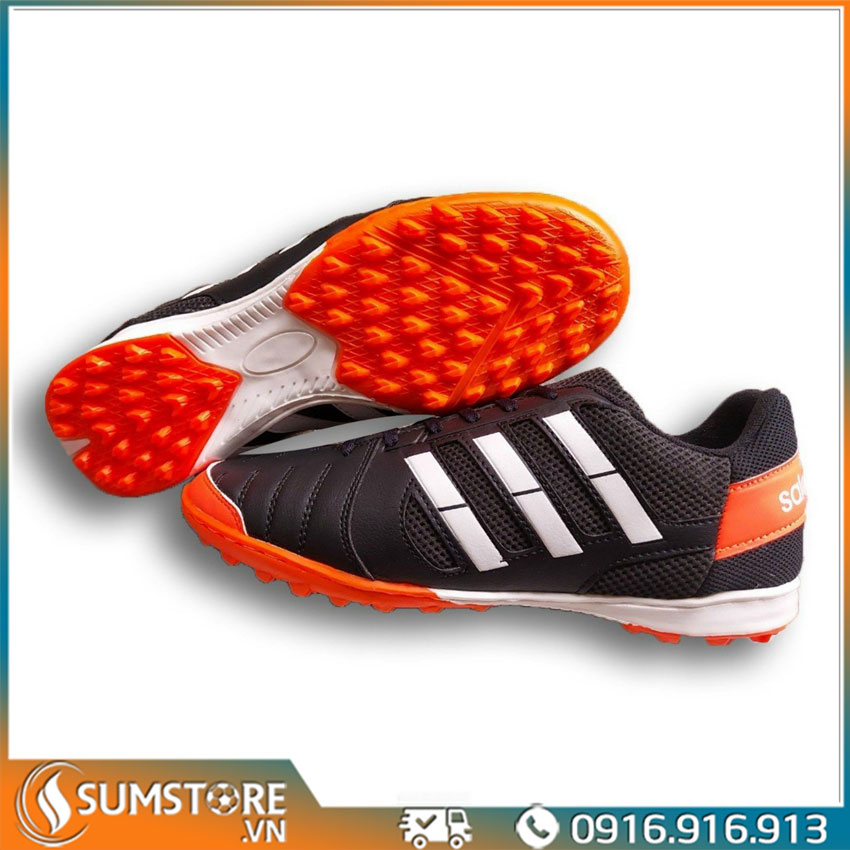 Giày Thể Thao Đá Bóng Nam Nữ Winbro Đen - Giày Đá Banh Sân Cỏ Nhân Tạo 2023