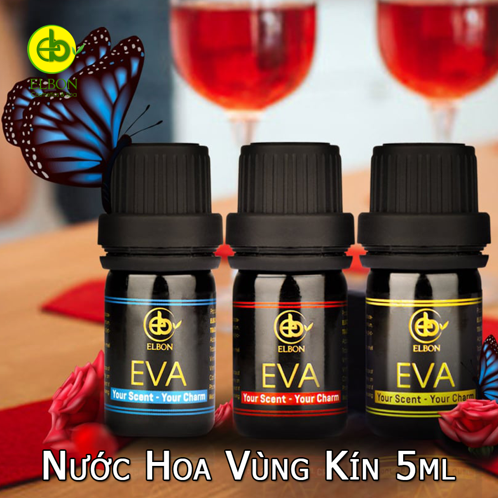 Nước hoa vùng kín chính hãng elbon - eva chai 5ml