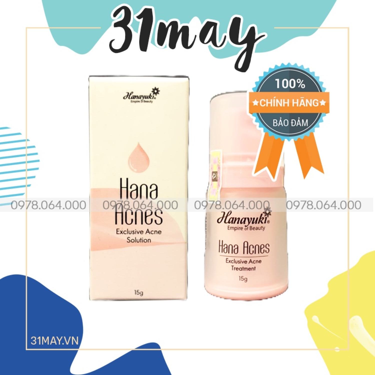 Serum Mụn Hanayuki Mini Hana Acnes Chính Hãng