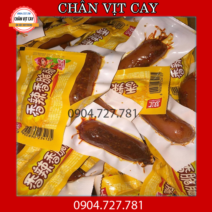 Xúc xích cay ❤️freeship❤️ xúc xích nội địa thơm ngon