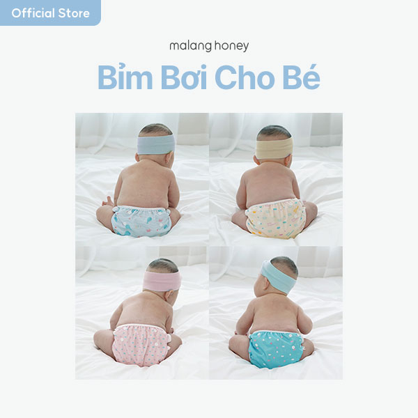 [Malang Honey] IBLIN Chống Thấm Nước Bỉm Bơi Có Thể Điều Chỉnh Cho Bé 3-36 Tháng Tuổi, 4 Kiểu Dáng