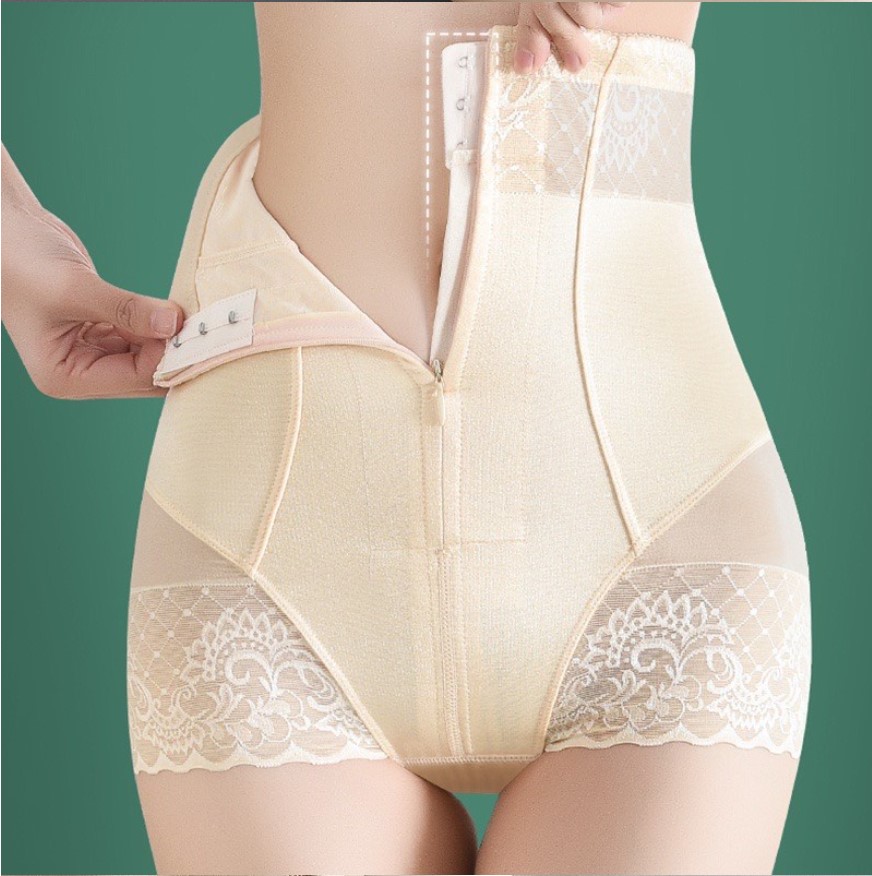 Quần gen nịt bụng khóa kéo - giúp vòng eo thon gọn