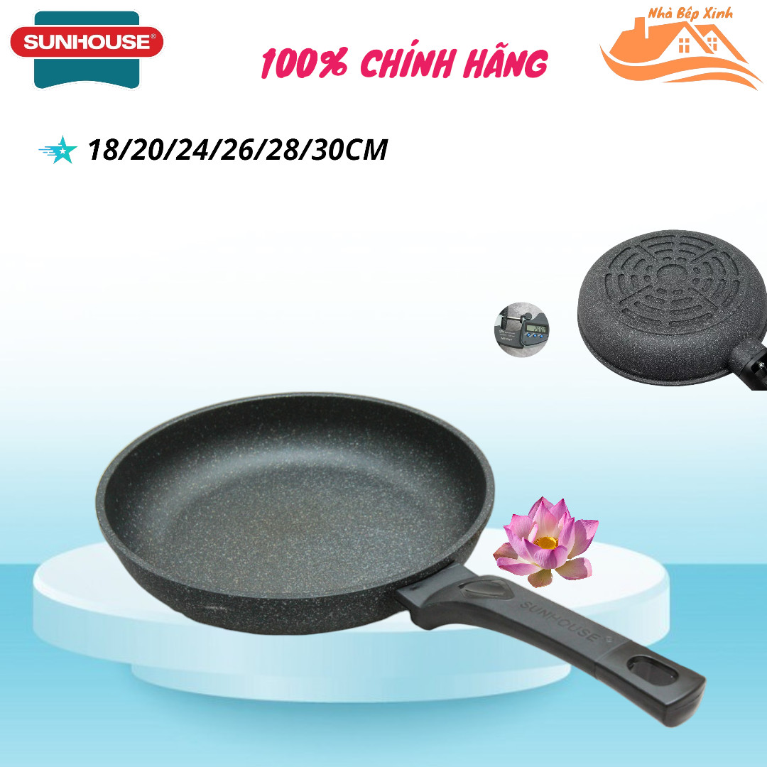 Chảo siêu bền đá sunhouse sbd18-sbd30