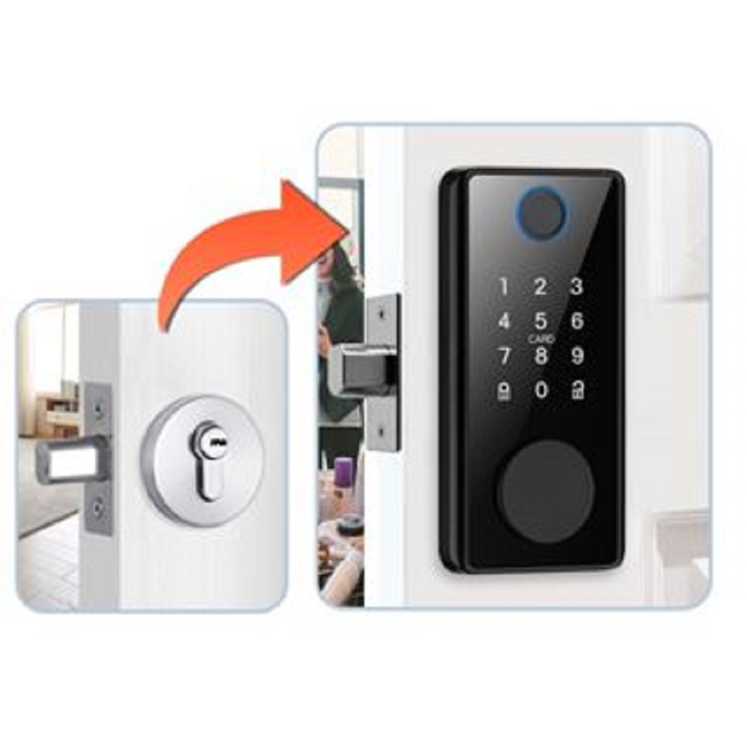 Khoá vân tay cao cấp đóng mở tự động app tuya / ttlock