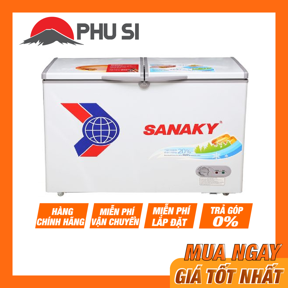 TRẢ GÓP 0% - BẢO HÀNH 12 THÁNG - Tủ Đông Sanaky VH-2899A1