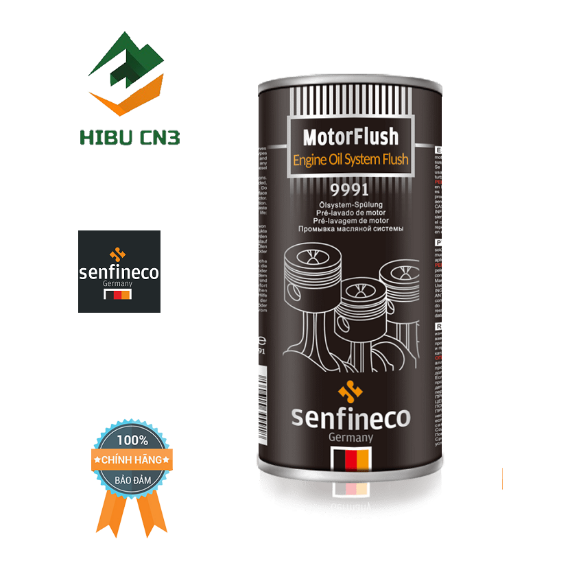 Súc rửa động cơ ô tô senfineco 9991 – 443ml motor flush engine oil system flush hàng đức chính hãng – hibu cn3