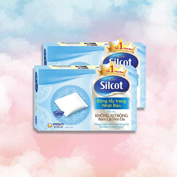 Combo 2 hộp bông tẩy trang Silcot cơ bản 82 miếng