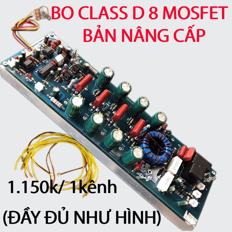 Bo công suất class d 8 mosfet - pa - 6000