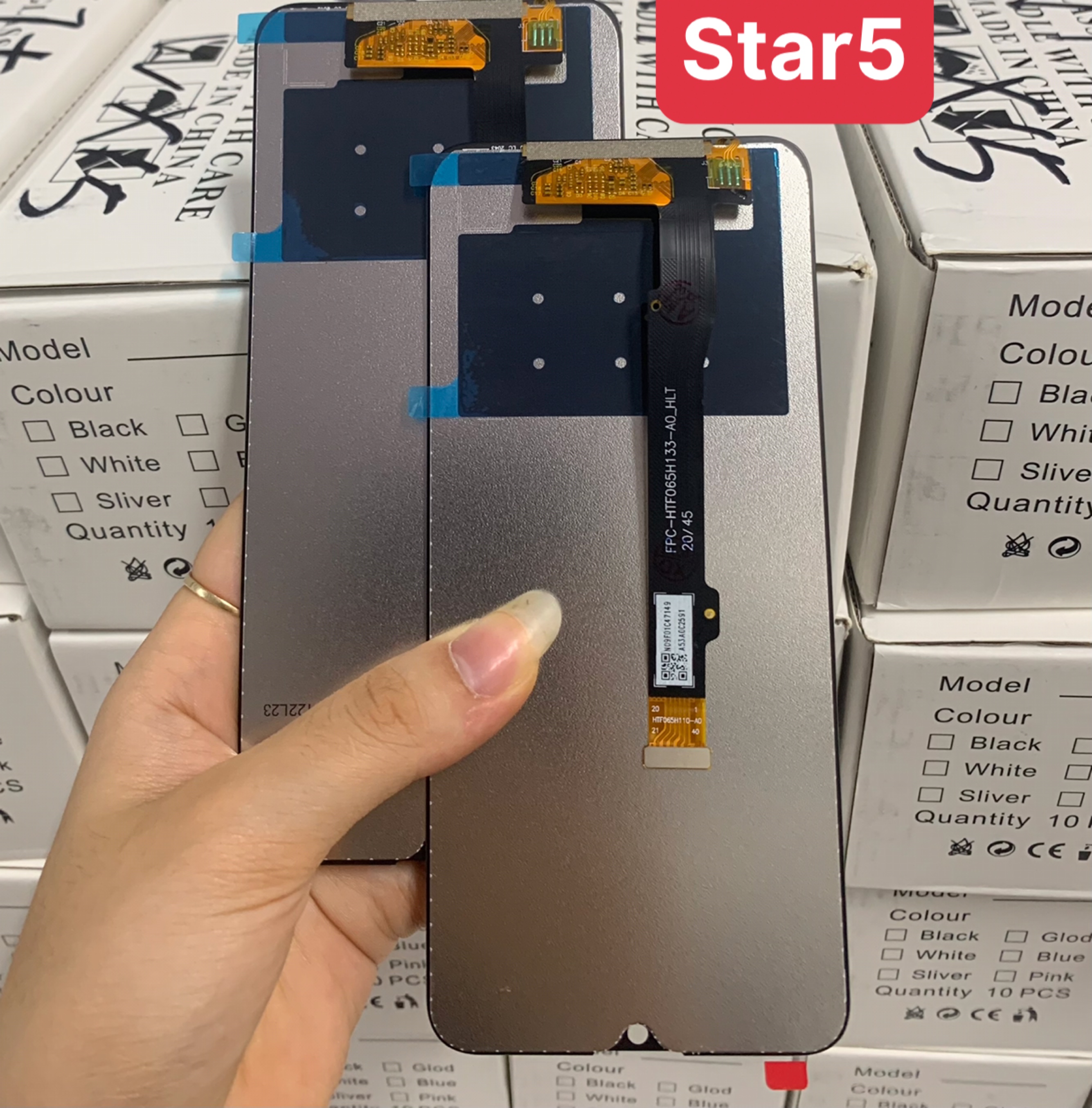 Màn hình zin new Vsmart Star 5 nguyên bộ màu đen