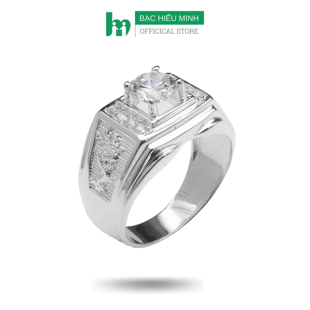 Nhẫn nam bạc 925 bạc hiểu minh na563