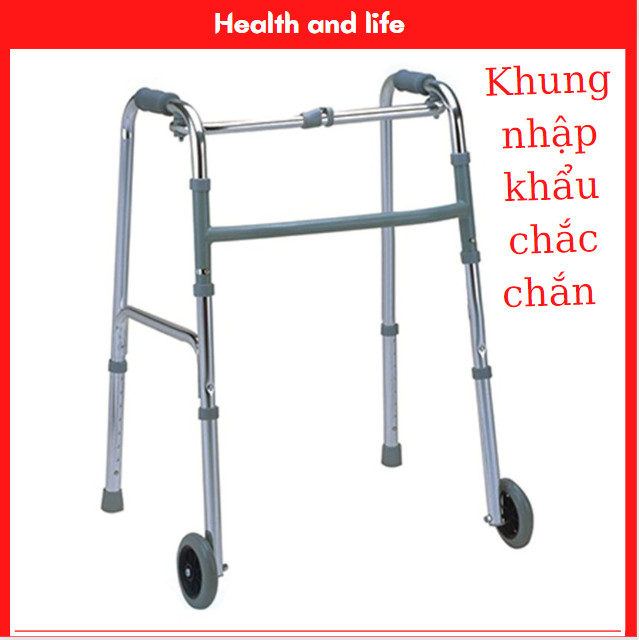 Khung tập đi Lucass nhập khẩu cho người đi lại khó khăn, hỗ trợ di chuyển cho người già, người khuyết tật - hàng nhập khẩu