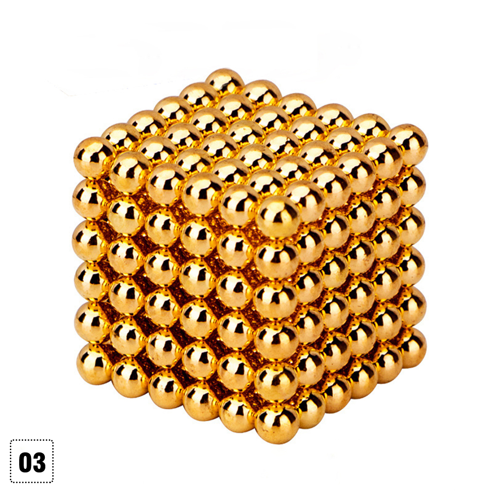 3mm Colorful 216PCS Magnetic Balls Toys Puzzle Magnet