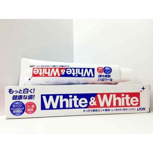 Kem đánh răng trắng răng White And White Lion Nhật Bản