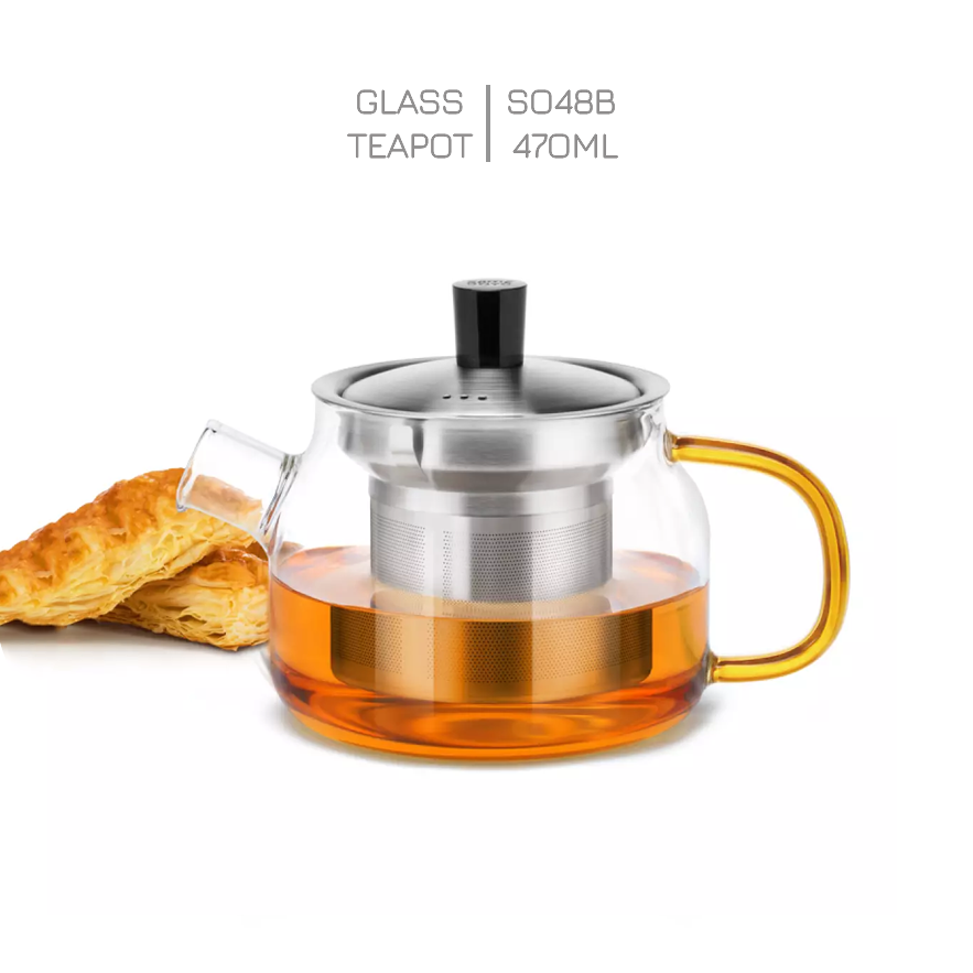 Bình lọc trà thủy tinh samadoyo s048b 470ml