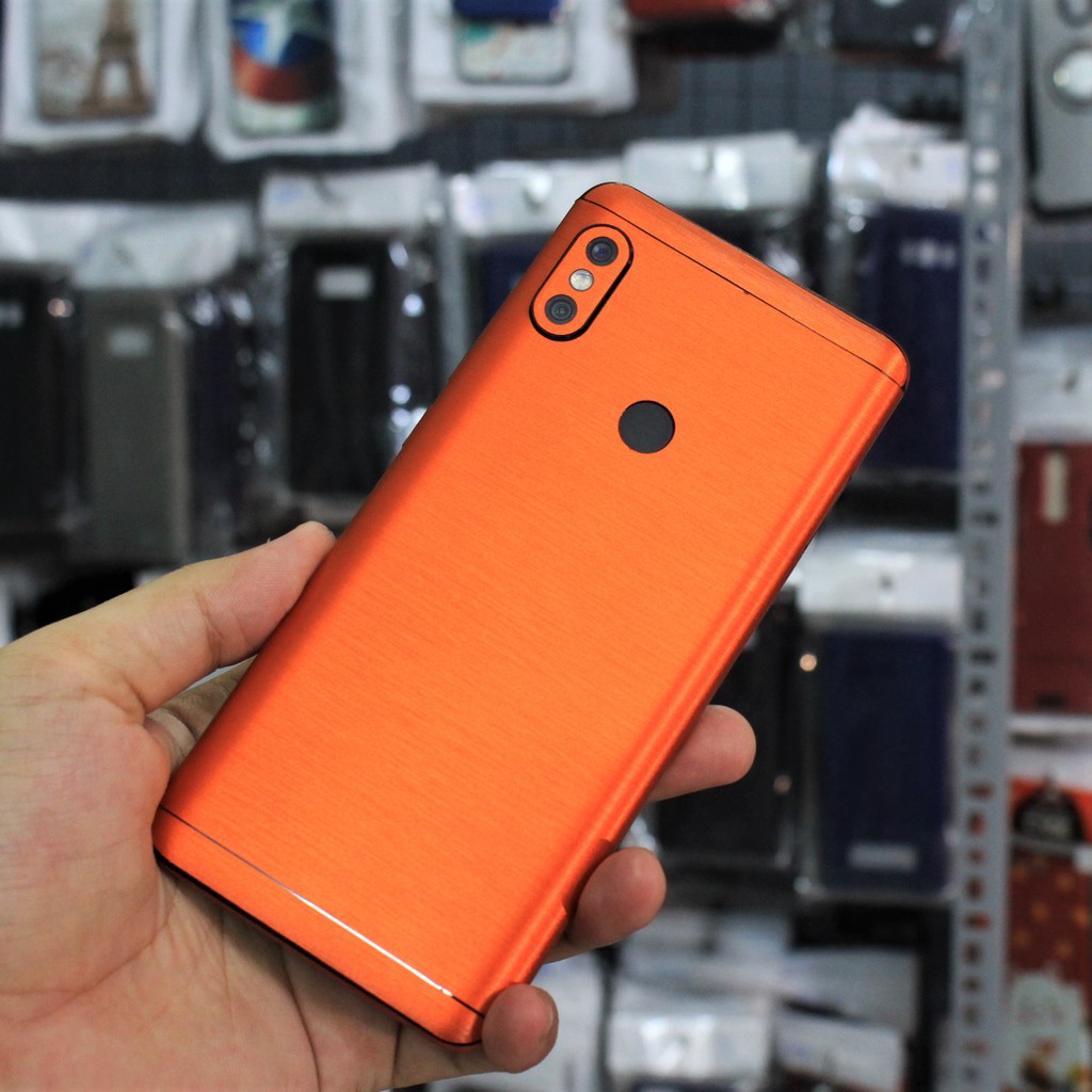[HCM]Dán mặt lưng Xiaomi Redmi Note 5 / Note 5 Pro skin nhôm xướt (full màu) cam kết hàng đúng mô tả chất lượng đảm bảo an toàn đến sức khỏe người sử dụng