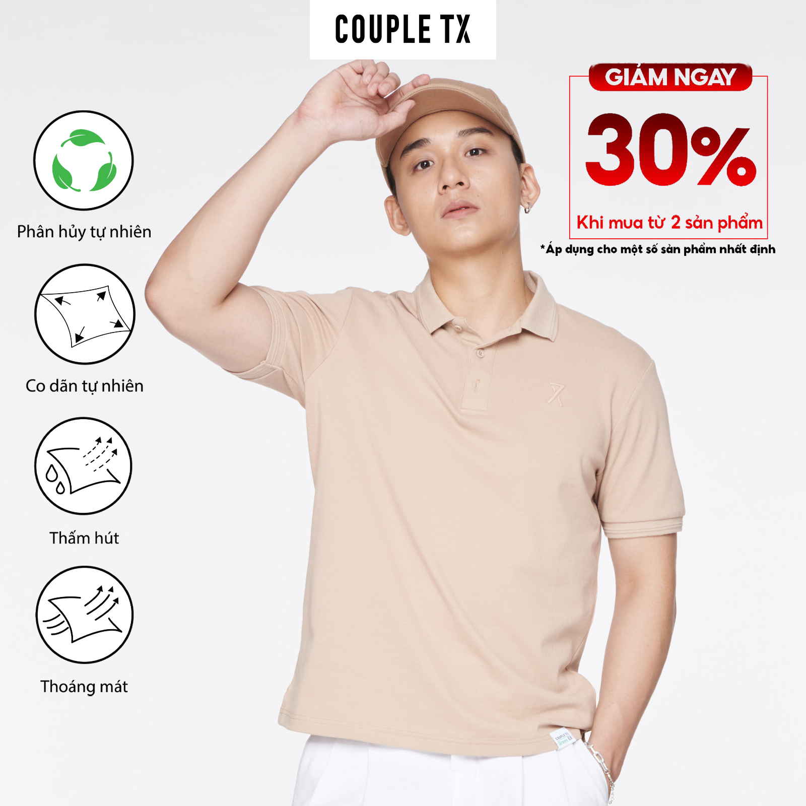 Couple tx - áo polo nam iscra mpo 1036