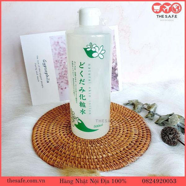Lotion diếp cá Dokudami trị mụn Nhật Bản - 500ml [The Safe]