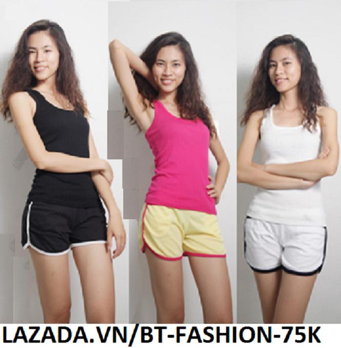 Bộ 03 Áo Thun Nữ Hai Dây/ Ba Lỗ Thể Thao, Ở Nhà, Đi Ngủ - BT Fashion (AT02A)