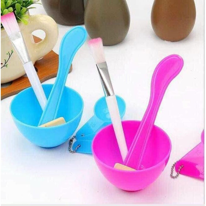 [HCM]BỘ CHÉN CỌ TRỘN ĐẮP MẶT NẠ 6 CHI TIẾT ĐA NĂNG TIỆN LỢI -DỤNG CỤ TRỘN KEM  PHA KEM ĐẮP MẶT NẠ