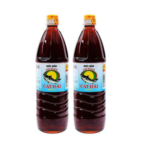 Combo 2 chai nước mắm kho nấu cát hải hạng 1_chai 1 lít