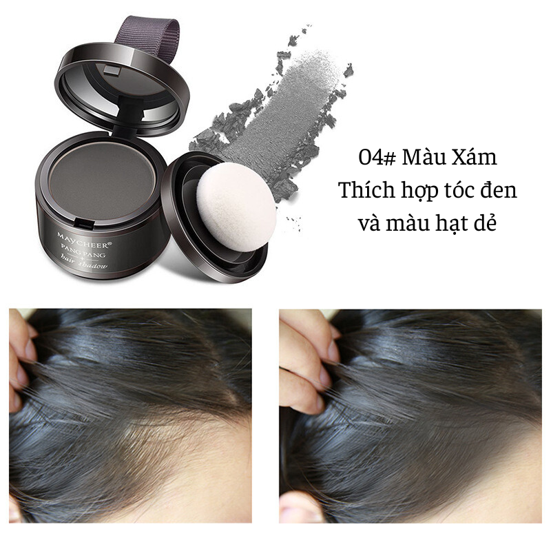  Phấn Phủ Che Khuyết Điểm Tóc Cao Cấp MAYCHEER Che Hói Chân Tóc Giúp Chân Tóc Đầy Và Đều Màu Hơn 