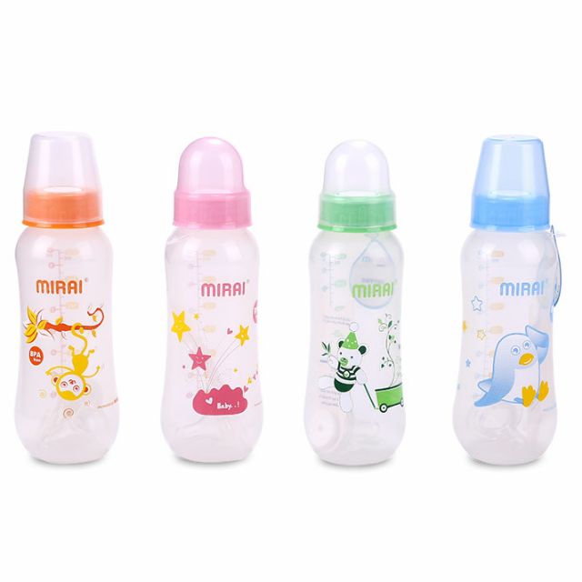 Bình sữa Mirai Kids - van chống sặc