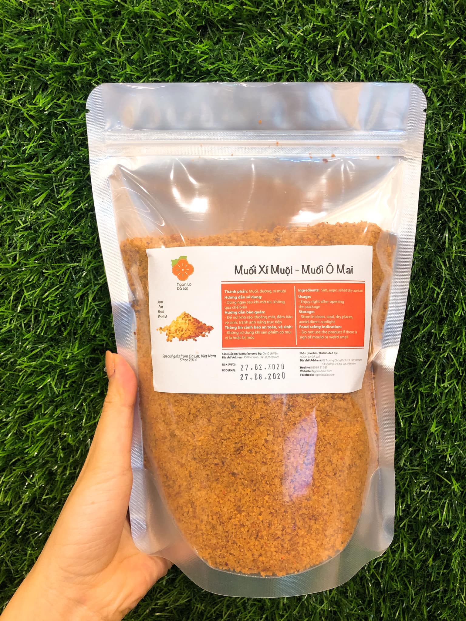 Muối ô mai, muối xí muội, chấm trái cây chua chua, Đặc Sản Ngon Lạ Đà Lạt