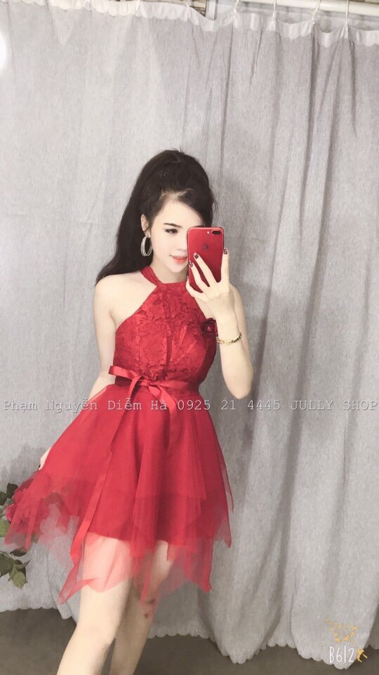 [GIẢM SÔC] Đầm ren dự  tiệc,đầm ren xòe ,đầm thiết kế,Đầm  ren body ren mềm,mịn