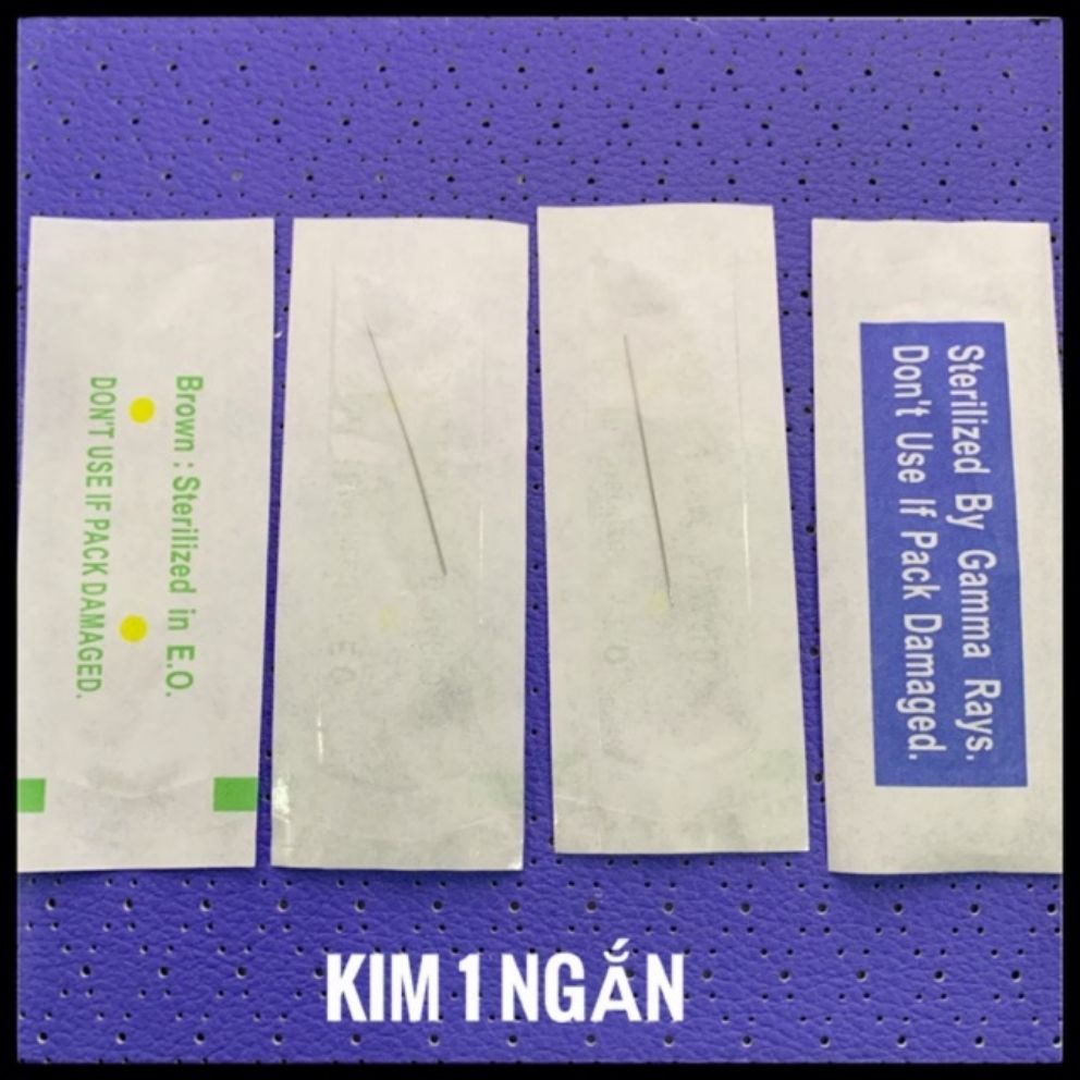 Kim 1 kim 3 ngắn dùng cho máy thần thánh máy pro combo 100 kim