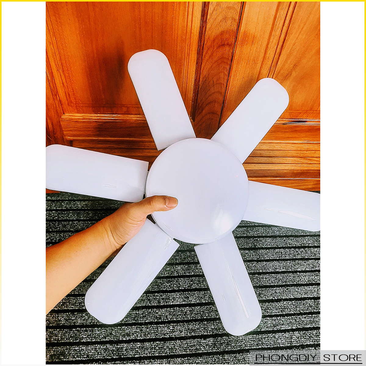 Bóng đèn LED 6 cánh quạt siêu sáng | Đèn LED 6 + 1 chiếu sáng trong gia đình | Tiết kiệm điện, độ sáng cao, bền bỉ.