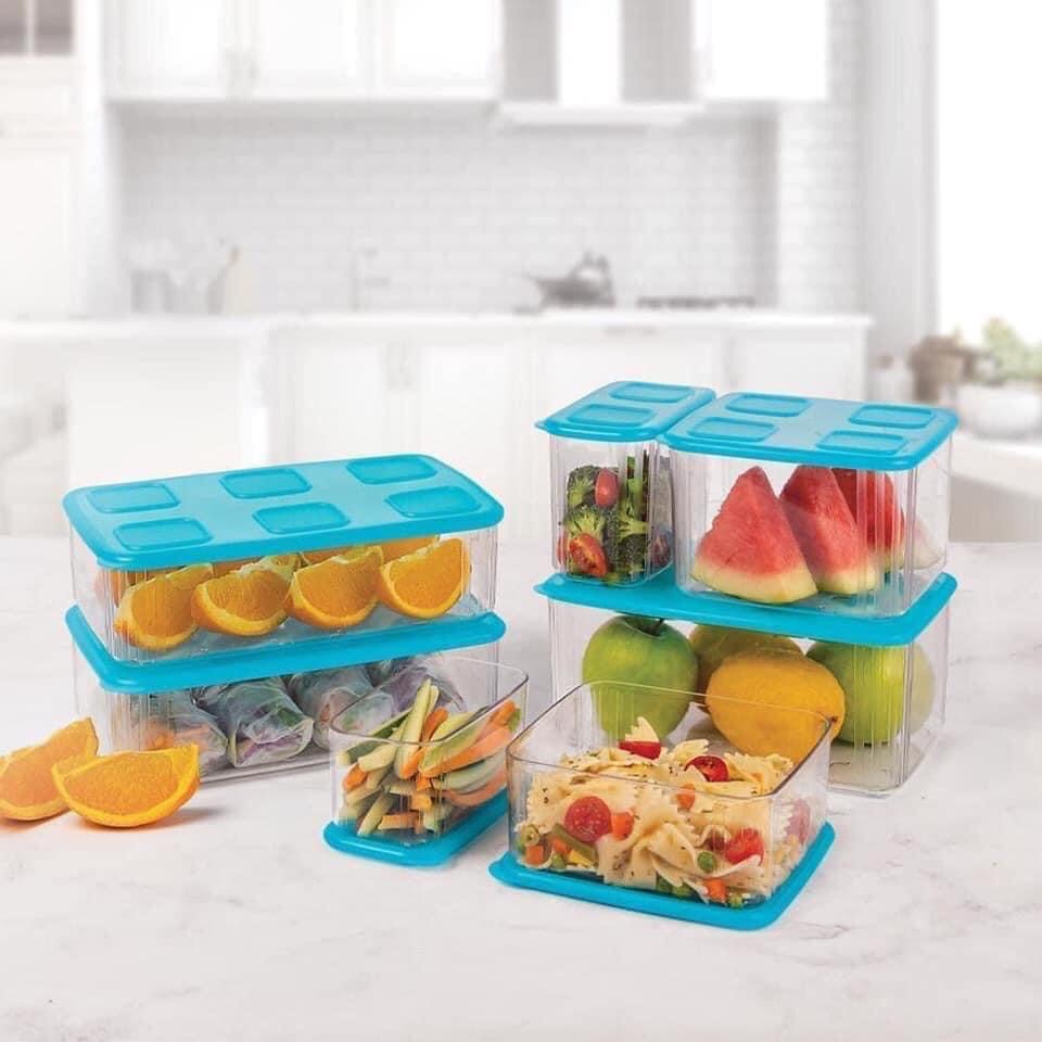 Bộ Hộp Trữ mát Fresh Clear set 5 Tupperware