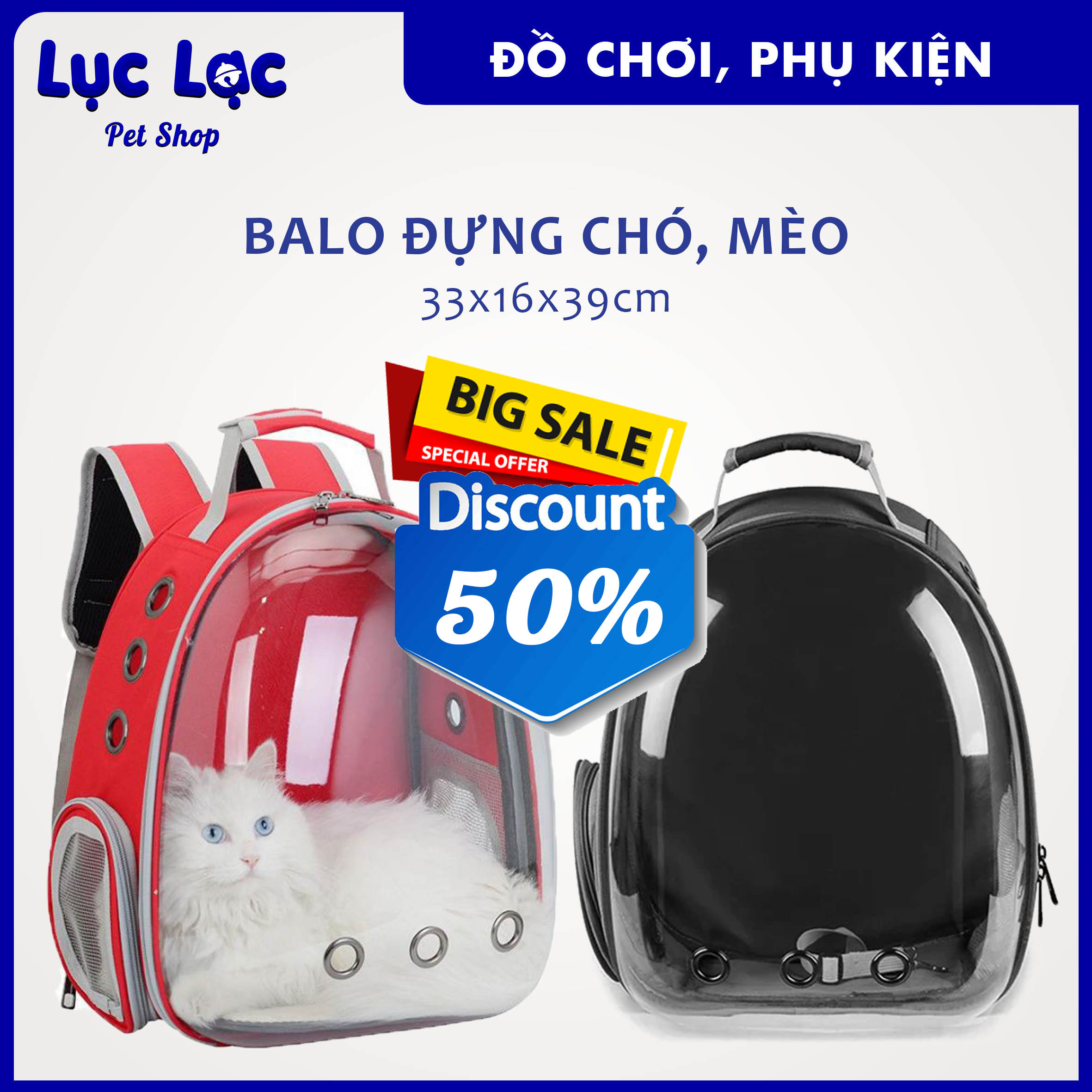 [50% OFF] Balo đựng Chó, Mèo cỡ vừa siêu nhẹ 1kg/ cái
