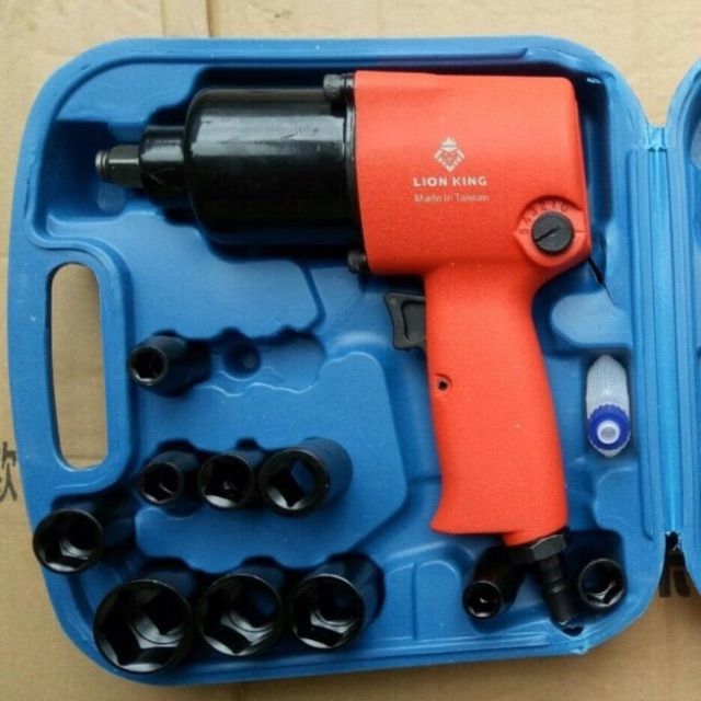 Máy bắn ốc 2 búa đảo chiều + Tặng kèm đầu bulong mở ốc