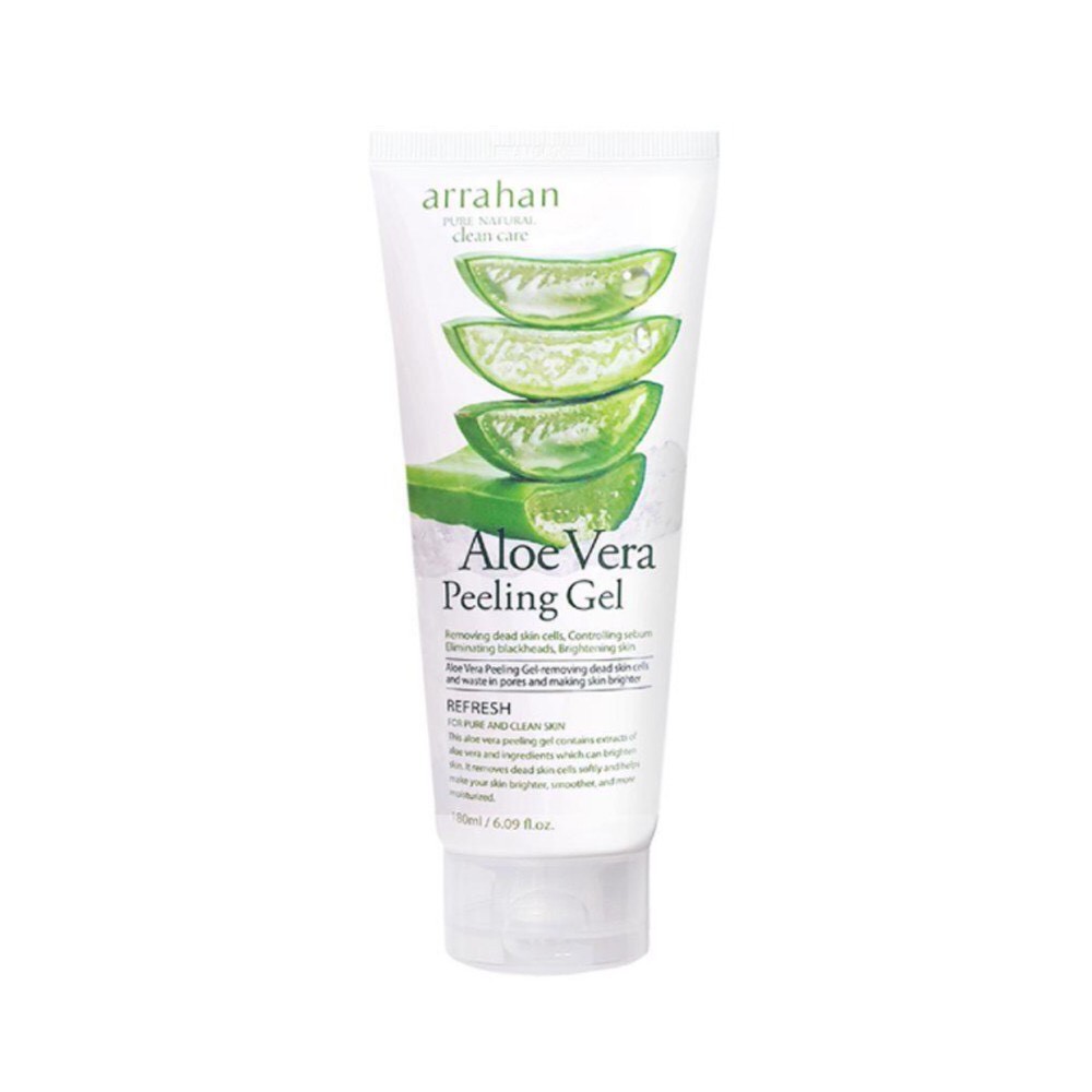 Gel tẩy da chết lô hội hàn quốc arrahan 180ml - hàng loại 1
