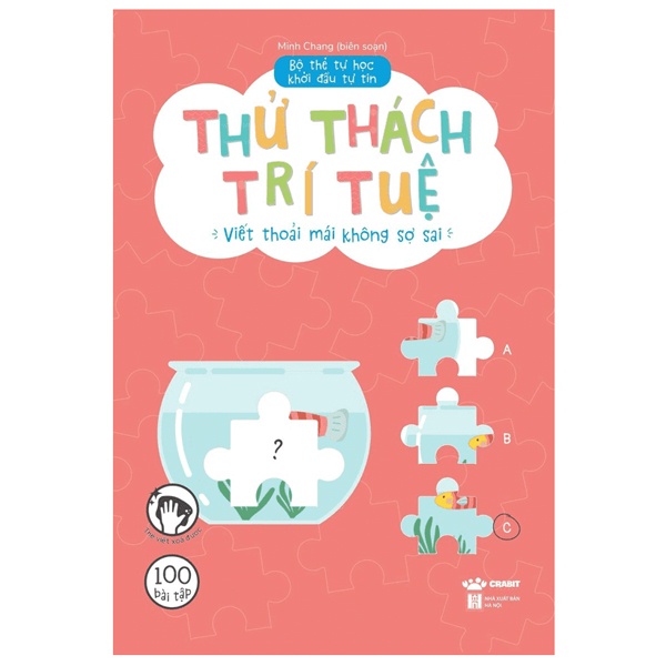 Sách bộ thẻ tự học - khởi đầu tự tin: thử thách trí tuệ- dành cho trẻ từ 3 tuổi - crabit kidbooks