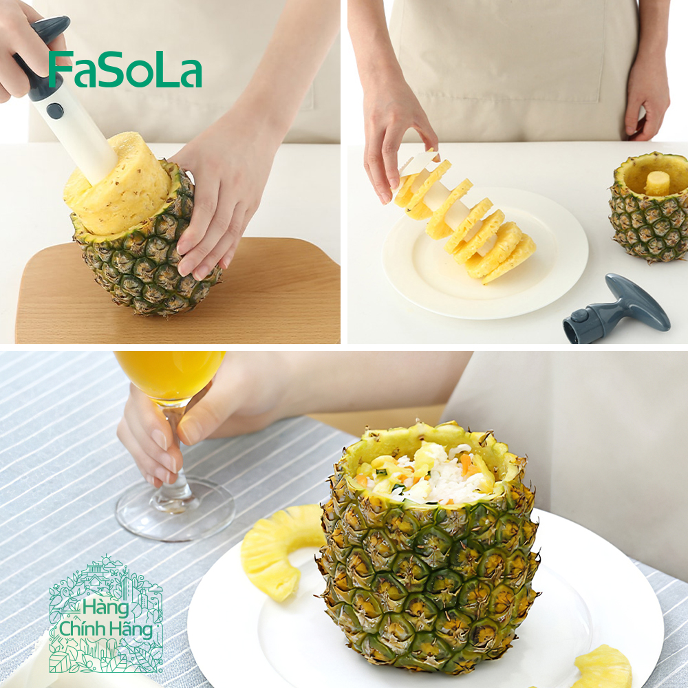 [FREESHIP] Dụng cụ cắt dứa, thơm FASOLA FSLRY-319