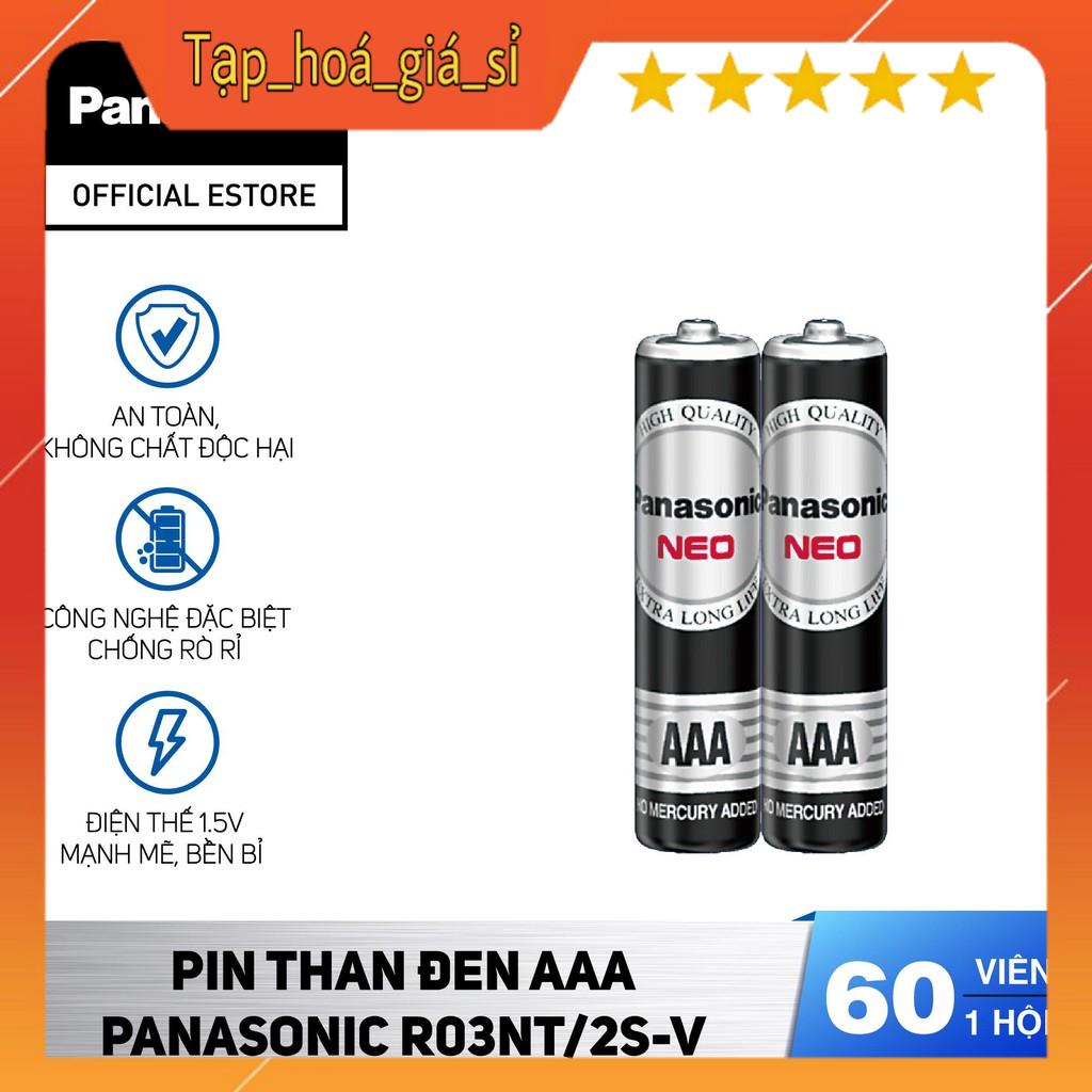 2 vỉ 4 viên pin than đen panasonic AAA