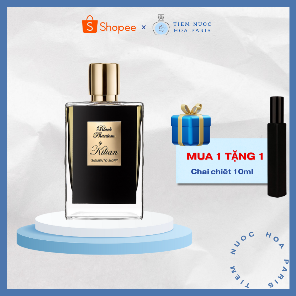 Nước hoa chiết chính hãng black phantom by kilian 10ml bản chuẩn pháp nước hoa nam bí ẩn quyến rũ Thơm house - C30