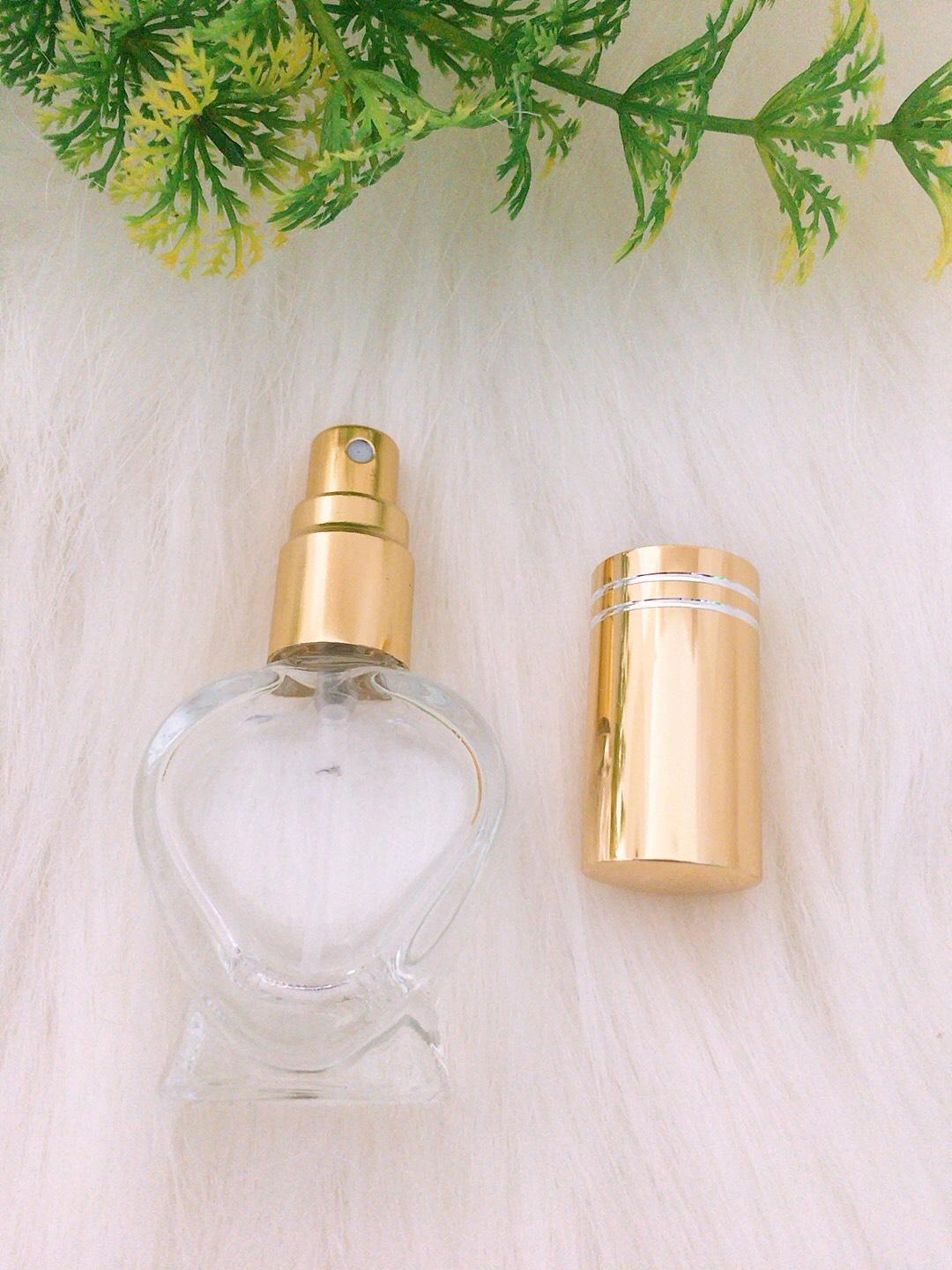 Combo 30 chai chiết - đựng nước hoa hình trái tim 10ml