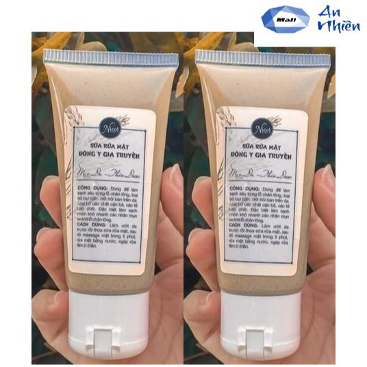 Bộ 2 Chai Sữa Rửa Mặt Đông Y Gia Truyền Cao Cấp - Mẫu mới