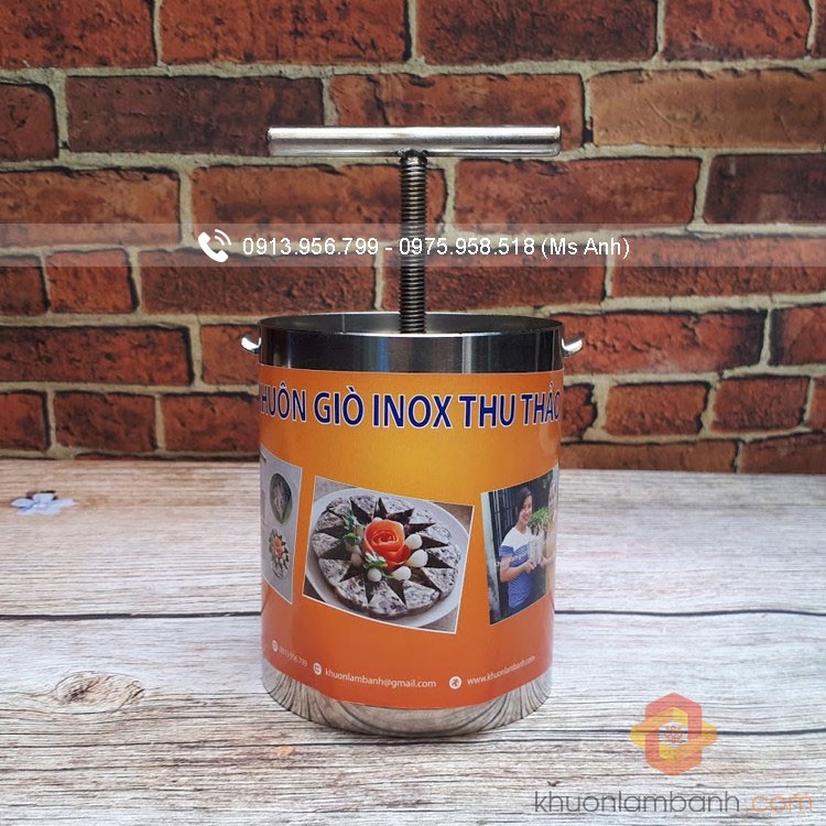 Khuôn làm giò thủ, giò xào inox cao cấp Thu Thảo 500g