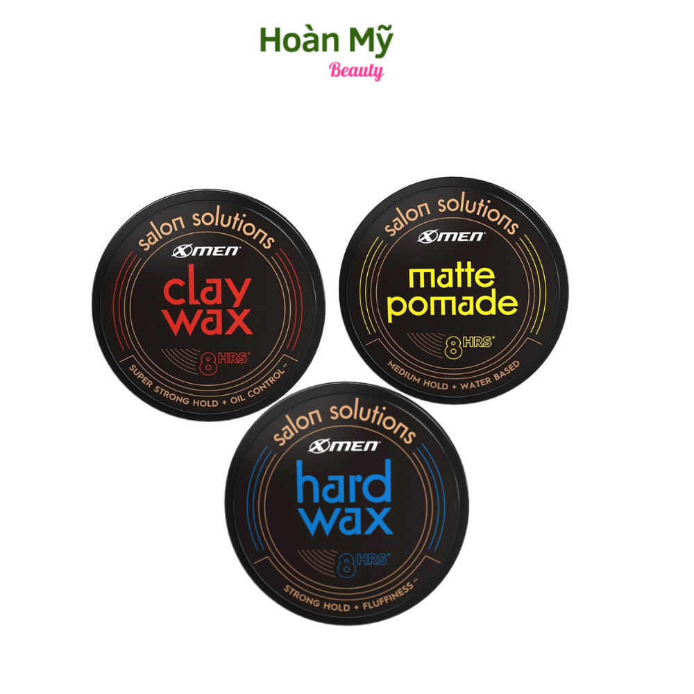 [HCM]Sáp tạo kiểu tóc X-Men Clay Wax Salon Solutions 70g - Tạo kiểu chuẩn salon giữ nếp 8h