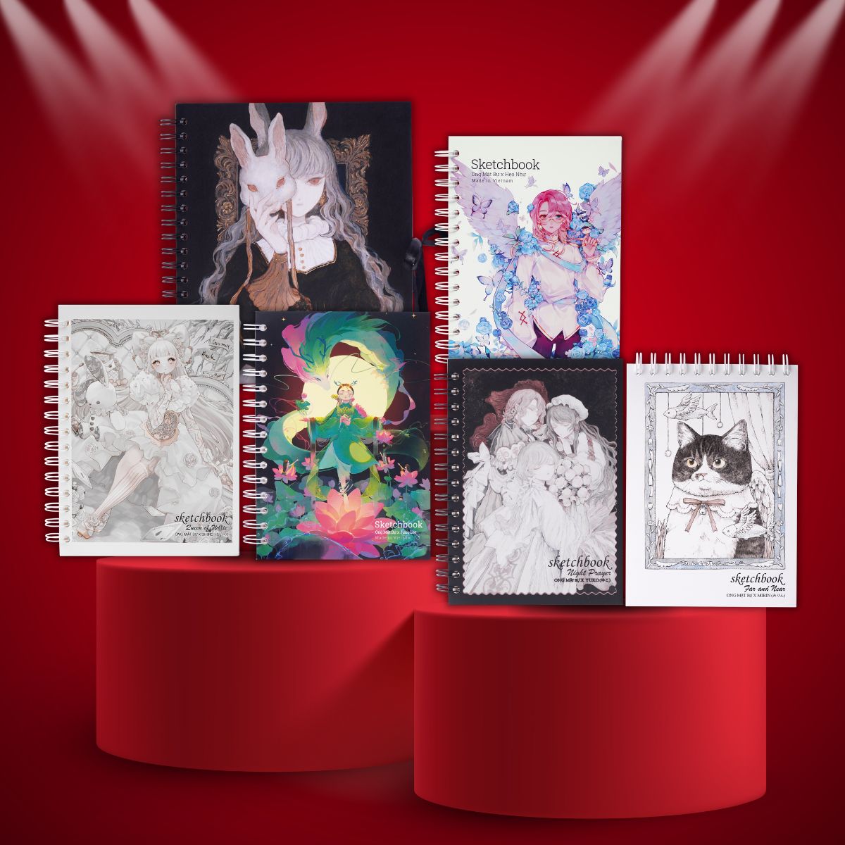 Sổ Vẽ Phác Thảo ONG MẶT BỰ A4/A5 Không Kỵ Tẩy Định Lượng 190gsm, Sổ Sketchbook Vẽ Phác Thảo Chuyên Dụng Phác Thảo Tặng Kèm Sổ Vẽ Biểu Cảm