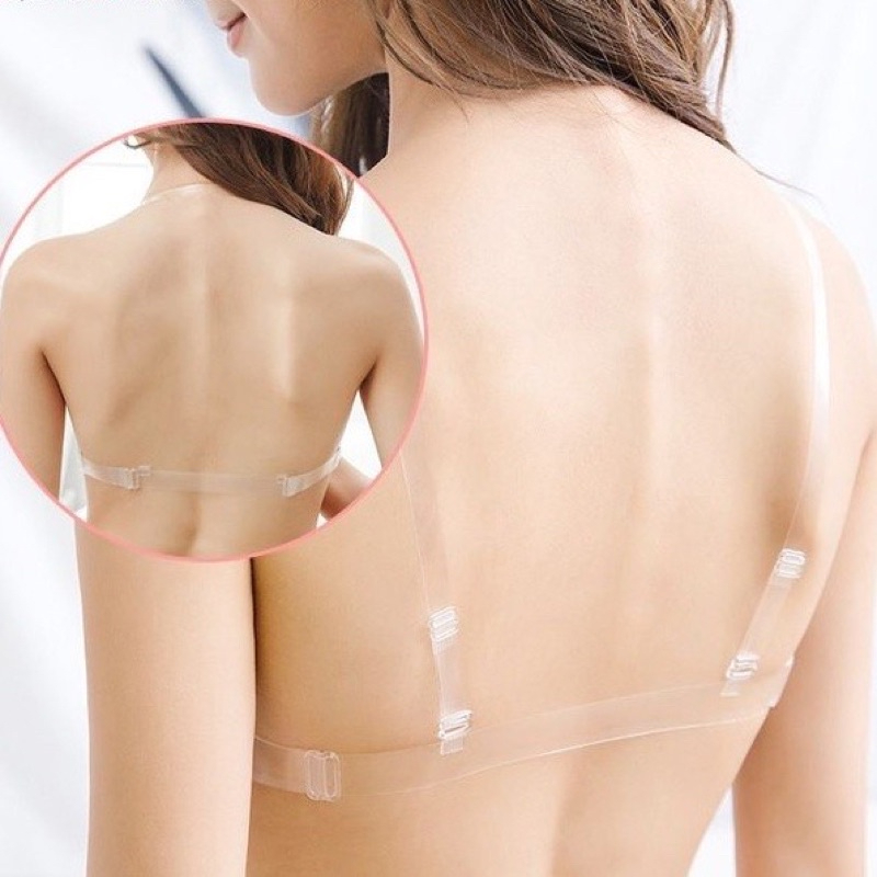 K36. Bộ 3 dây trong cho áo cup ngực mặc đồ hở vai và hở lưng sâu