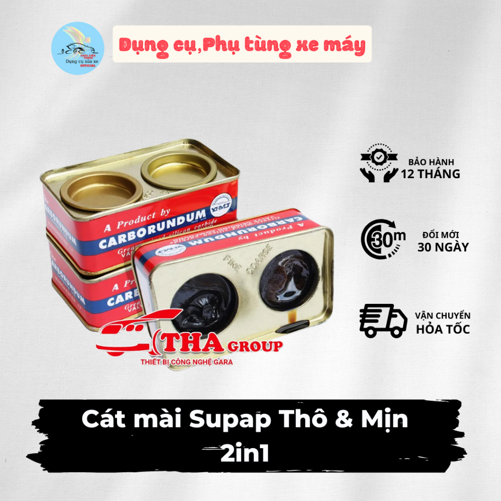 Cát mài Supap Thô & Mịn 2in1.Sửa supap xe máy hiệu quả