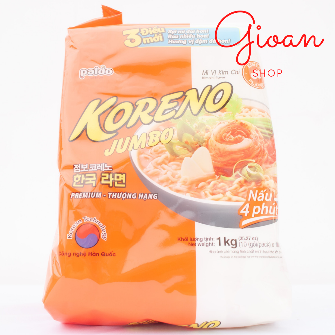 Mì koreno jumbo kim chi mì koreno jumbo nấm