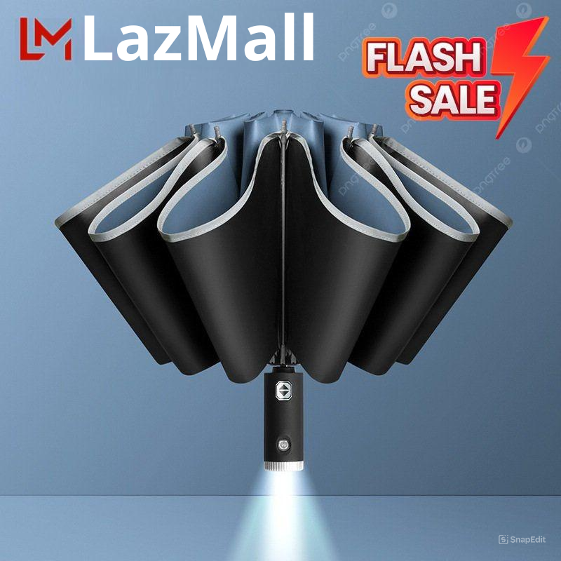 (FREESHIP) LazMall Flash SALE TRỢ GIÁ WINMALL DEAL SỐC Ô DÙ PHẢN QUANG, Ô Dù Che Mưa Nắng Tự Đóng Mở