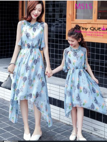 Đầm đôi mẹ và bé cao cấp Hàn Quốc. MS15.