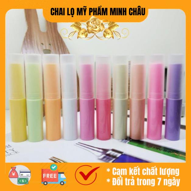 Vỏ son dưỡng đổ trực tiếp 4g - vỏ son handmade