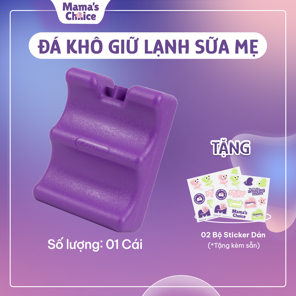 Đá khô bảo quản sữa mama’s choice, giữ lạnh sữa mẹ lên đến 14 tiếng, chất liệu gel y tế cao cấp, độ bền cao từ 4-5 năm
